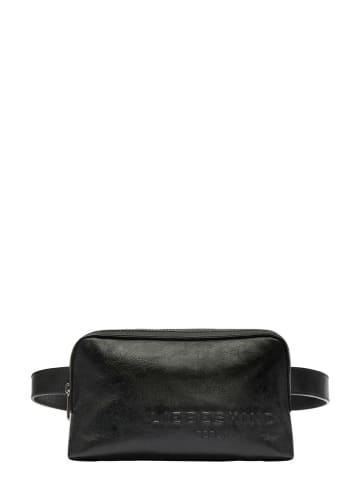 LIEBESKIND BERLIN Leder-Gürteltasche in Schwarz - (B)31 x (H)21 x (T)10 cm