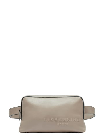 LIEBESKIND BERLIN Leder-Gürteltasche in Taupe - (B)31 x (H)21 x (T)10 cm