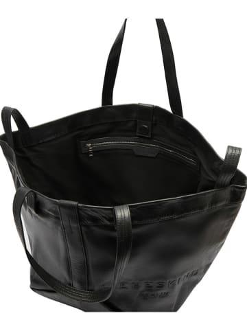 LIEBESKIND BERLIN Leder-Shopper in Schwarz - (B)47 x (H)34 x (T)18 cm