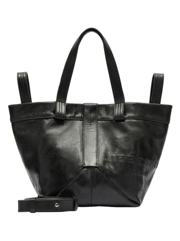 LIEBESKIND BERLIN Leder-Shopper in Schwarz - (B)47 x (H)34 x (T)18 cm