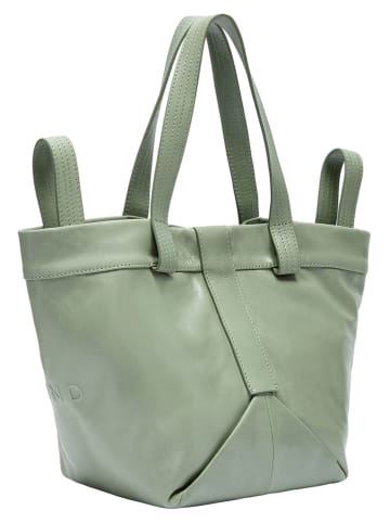 LIEBESKIND BERLIN Leder-Shopper in Mint - (B)47 x (H)34 x (T)18 cm