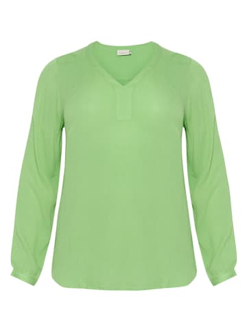 KAFFE curve Bluse in Grün