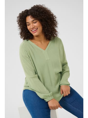 KAFFE curve Blouse groen