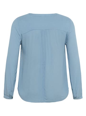 KAFFE curve Blouse lichtblauw