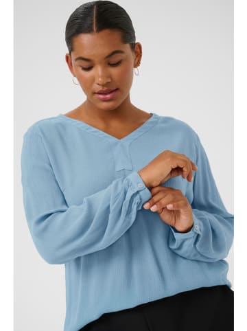 KAFFE curve Blouse lichtblauw