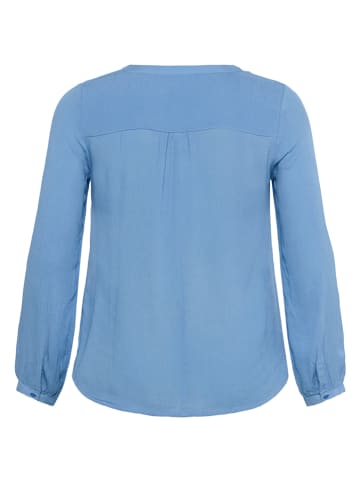 KAFFE curve Bluse in Blau