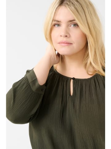 KAFFE curve Tunika w kolorze khaki
