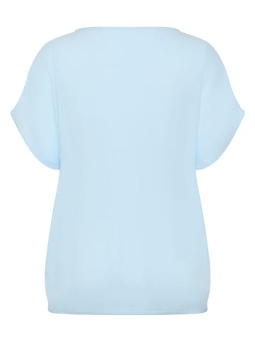 KAFFE curve Bluse in Hellblau