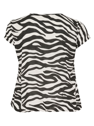 KAFFE curve Blouse zwart/wit