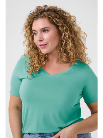 KAFFE curve Shirt groen