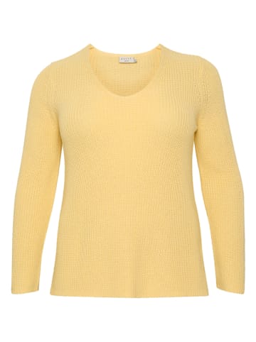 KAFFE curve Pullover in Gelb