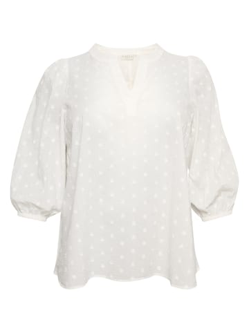 KAFFE curve Bluse in Creme