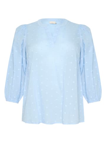 KAFFE curve Blouse lichtblauw