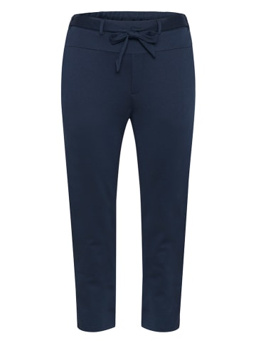 KAFFE curve Broek donkerblauw