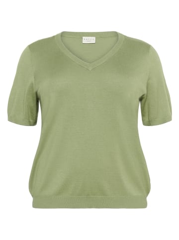 KAFFE curve Pullover in Grün
