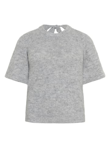 KAFFE curve Sweter w kolorze szarym