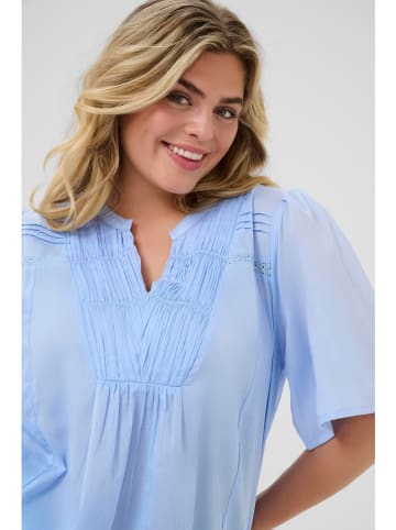 KAFFE curve Blouse lichtblauw