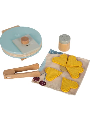 small foot Wafelijzer-set blauw/geel - vanaf 2 jaar
