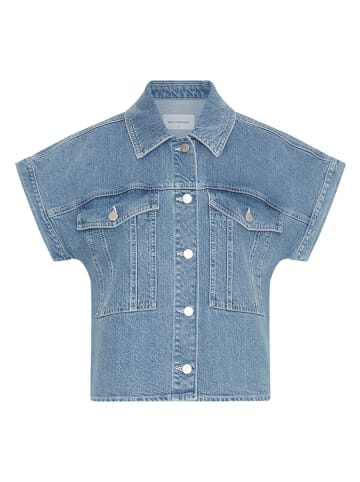 MOSS COPENHAGEN Jeansbluse in Blau