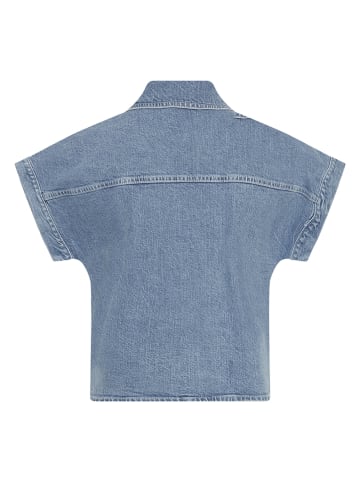 MOSS COPENHAGEN Jeansbluse in Blau