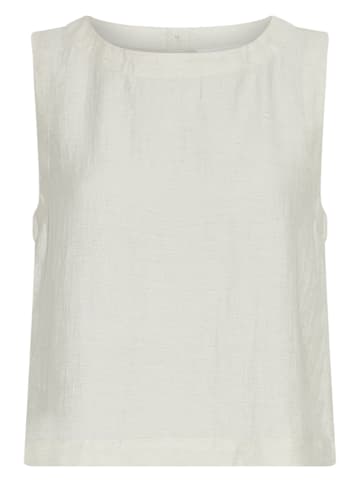MOSS COPENHAGEN Top w kolorze białym