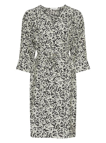 MOSS COPENHAGEN Kleid in Creme/ Schwarz