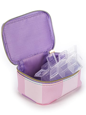 Tri-Coastal Design Pillenetui in Bunt - (B)8,6 x (H)6,8 x (T)3,2 cm