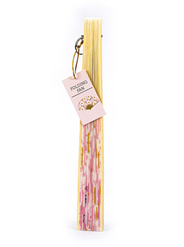 Tri-Coastal Design Handfächer in Rosa - (B)25 cm