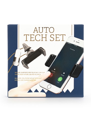Tri-Coastal Design 2-delige set: autoaccessoires zwart
