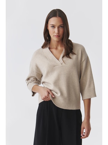 TATUUM Sweter w kolorze beżowym