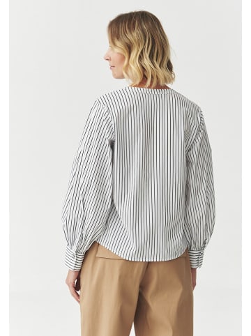 TATUUM Bluse in Weiß/ Schwarz