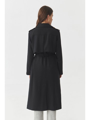 TATUUM Trenchcoat in Schwarz