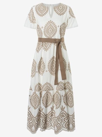 More & More Jurk wit/beige