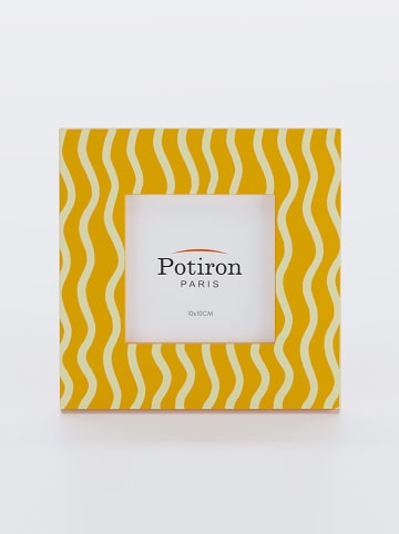 Potiron Paris Bilderrahmen "Valencia" in Gelb/ Weiß - (B)17 x (H)17 cm