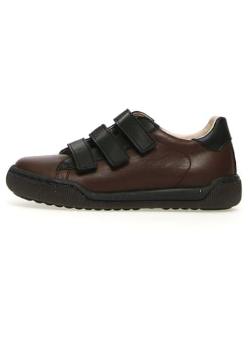 Naturino Leren sneakers "Gempe" bruin/zwart