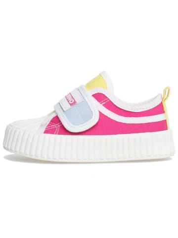 Naturino Sneakers "Kily" roze/geel/wit