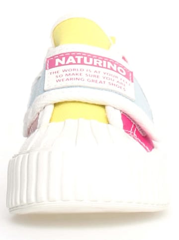 Naturino Sneakers "Kily" in Pink/ Gelb/ Weiß