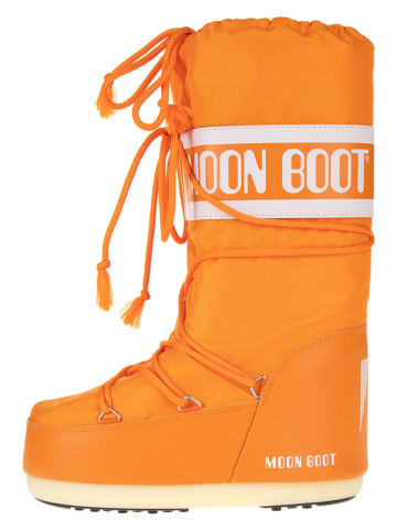 Moon Boot Botki zimowe "Icon" w kolorze pomarańczowym