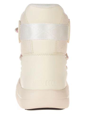 Moon Boot Boots "Park Sneaker Boot" in Creme