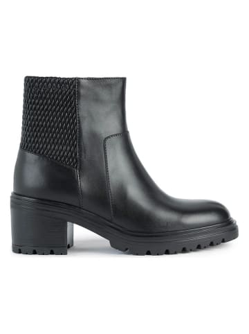 Geox Leder-Stiefeletten "Damiana" in Schwarz