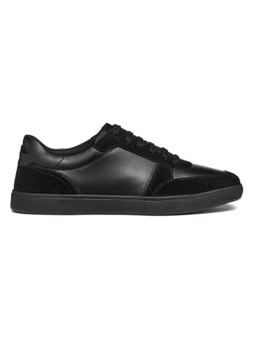 Geox Leder-Sneakers "Avola" in Schwarz