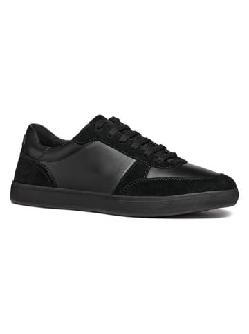 Geox Leder-Sneakers "Avola" in Schwarz