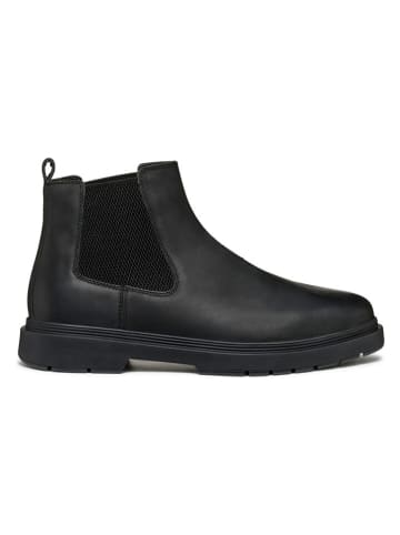 Geox Leder-Chelsea-Boots "Calaita" in Schwarz