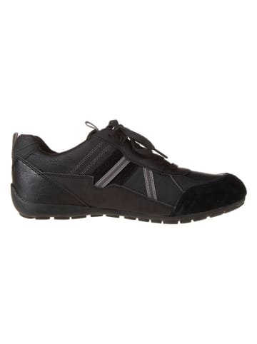 Geox Leder-Sneakers "Ravex" in Schwarz