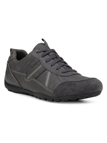 Geox Leder-Sneakers "Ravex" in Grau