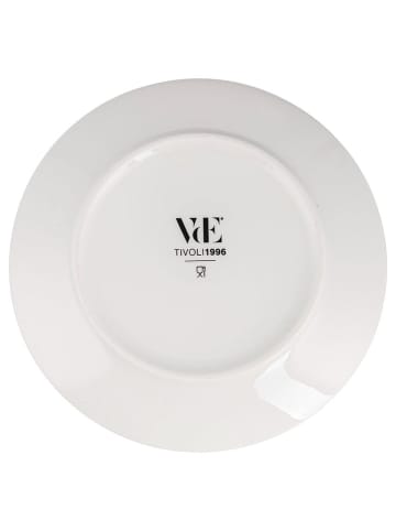 Villa d´Este Talerze (6 szt.) "Baita" w kolorze fioletowym na owoce - Ø 19 cm
