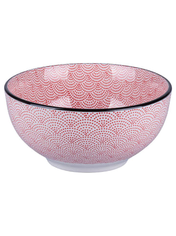 Villa d´Este 6-delige set: kommen "Confusion" rood - 680 ml
