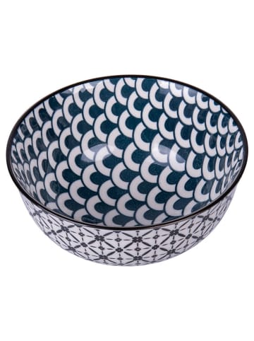 Villa d´Este Kom "Confusion" blauw - Ø 12 cm