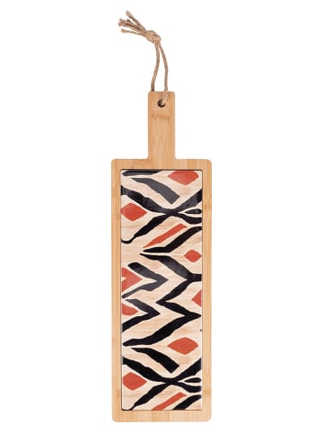 Villa d´Este Schneidebrett "Malindi" in Hellbraun/ Creme - (B)13 x (H)42 x (T)2,3 cm
