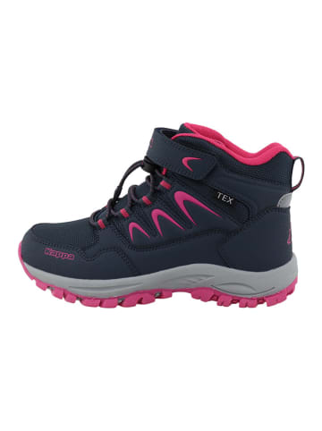 Kappa Leren wandelboots "Erica" donkerblauw/roze